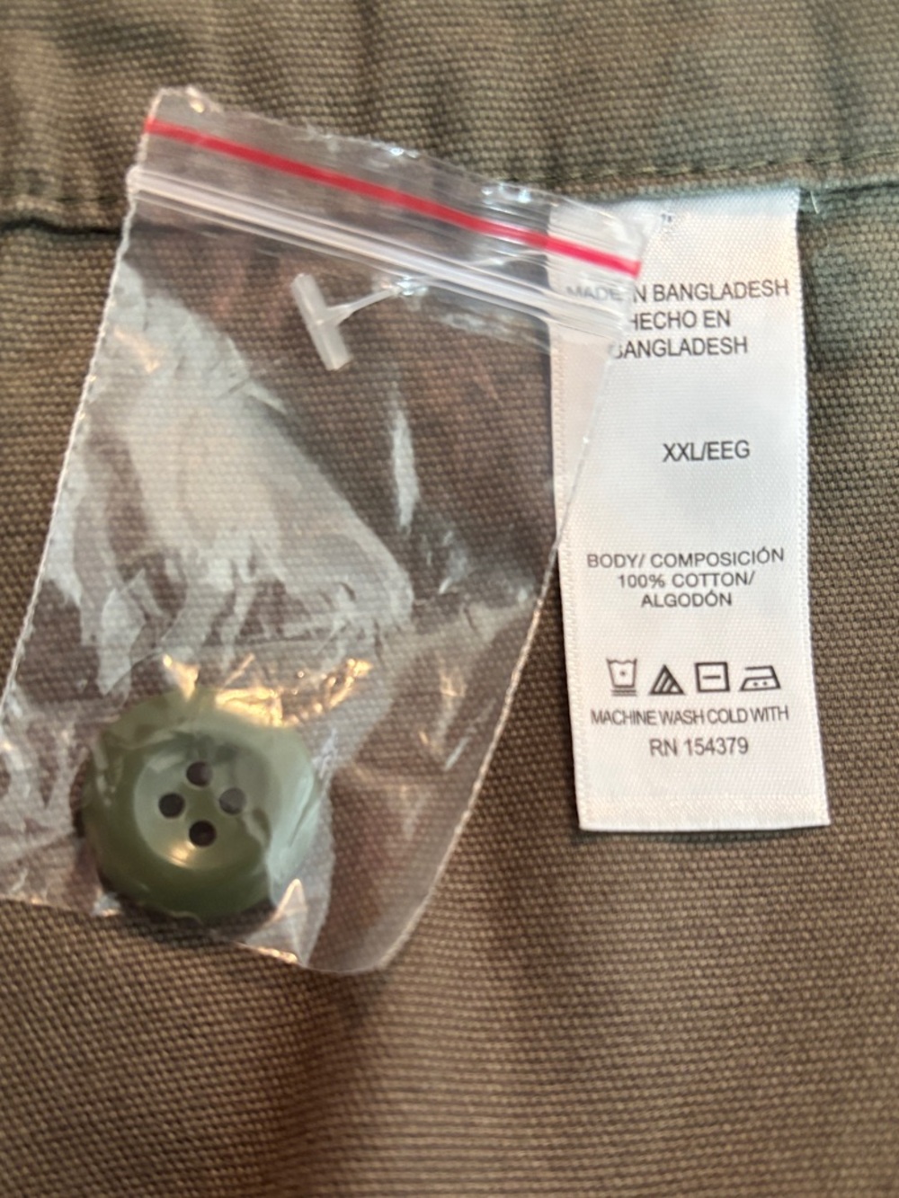 Aeropostale Olive Green Wide Leg Utility Cargo Pants XXL - Picture 14 of 14